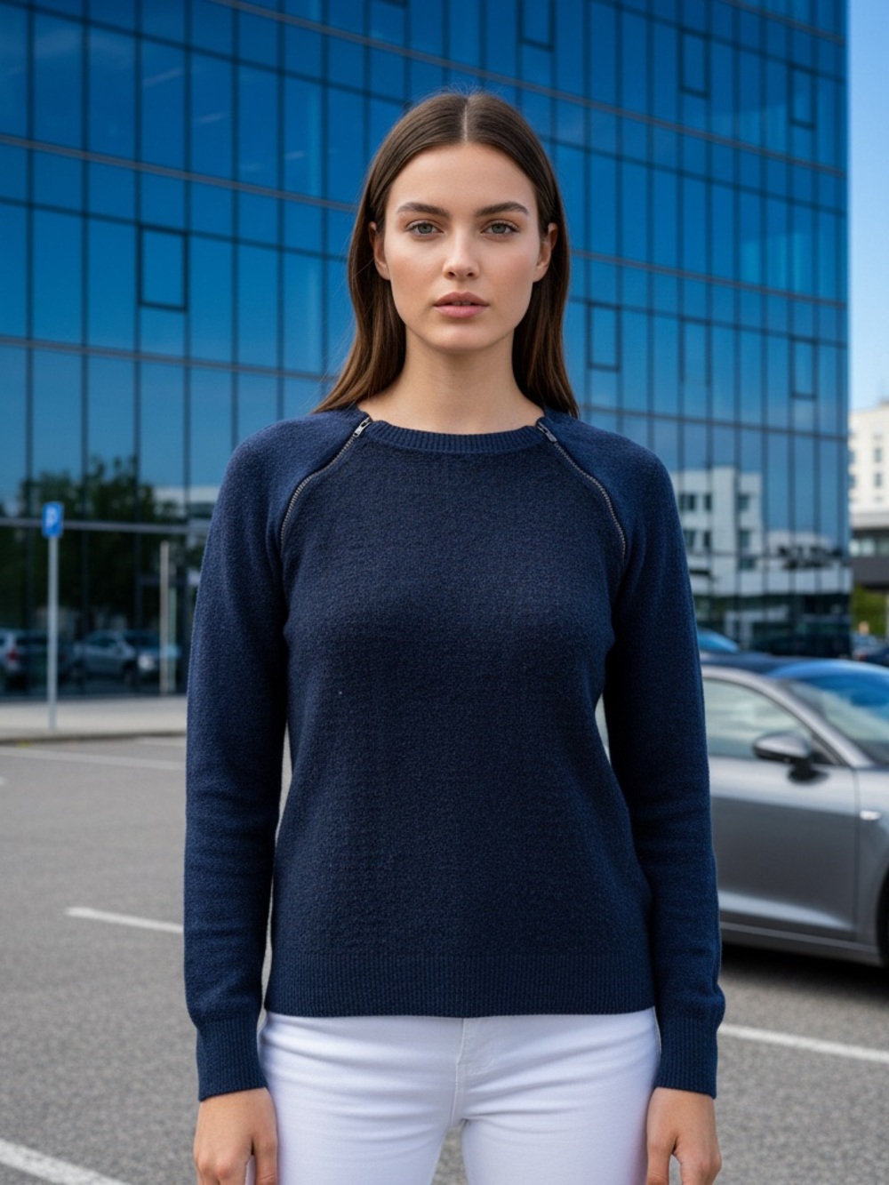 Banana Republic Sweater- Normcore /Dark Navy Crewneck